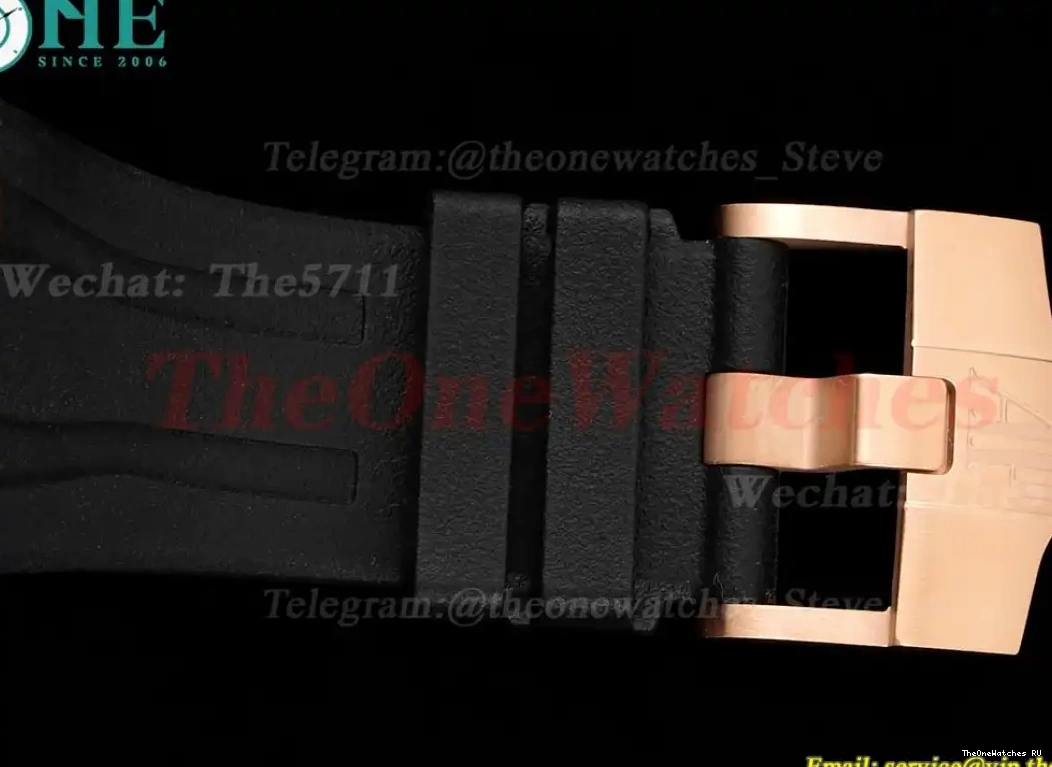 CER RU 44mm Royal Blk Offshore A3126 Oak RSF Stk 0524